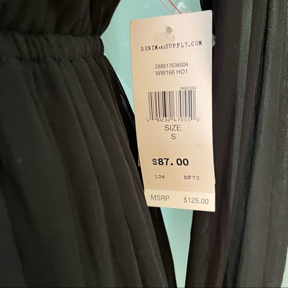 GORGEOUS NWT Black dress by Ralph Lauren Denim Supply - Picture 7 of 7